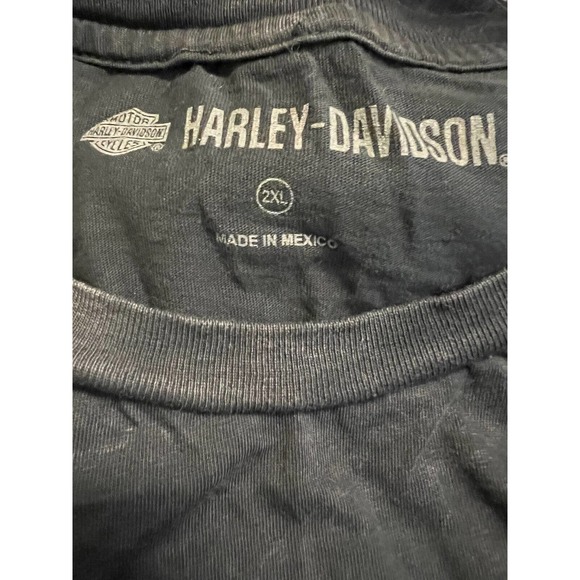 womens Harley Davidson Acid Mouth‎ Tee Long Sleeve shirts Graphic Logo Xxl 2xl - Picture 2 of 3